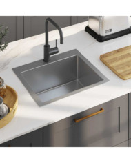 Évier de cuisine fait main Acier inoxydable | Mobilier & Déco