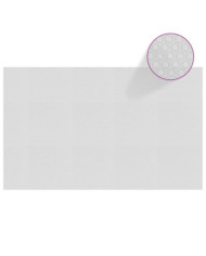 Film solaire de piscine flottant PE 260x160 cm Gris | Mobilier & Déco