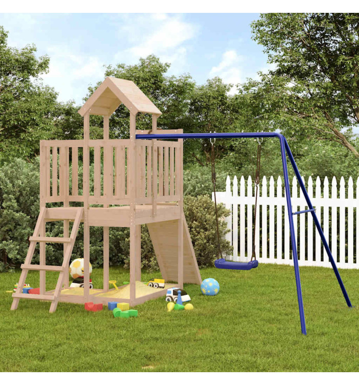 Aire de jeux d'extérieur bois de pin massif | Mobilier & Déco