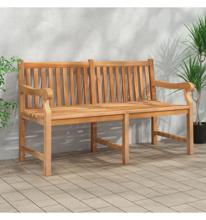 Banc de jardin 150 cm bois de teck massif | Mobilier & Déco