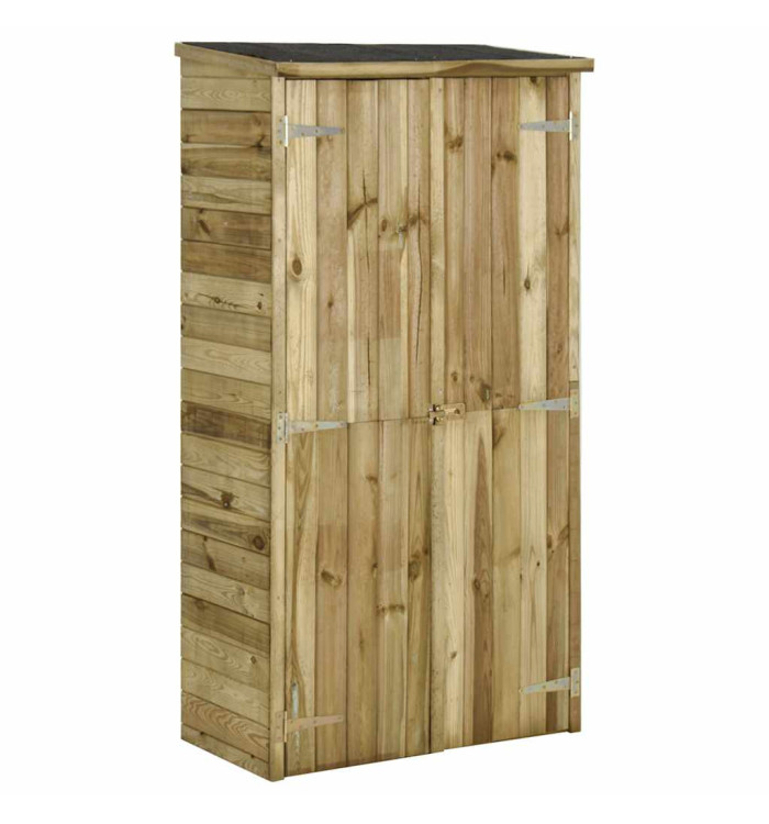 Abri à outils pour jardin Pin 85x48x177 cm | Mobilier & Déco