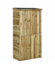 Abri à outils pour jardin Pin 85x48x177 cm | Mobilier & Déco