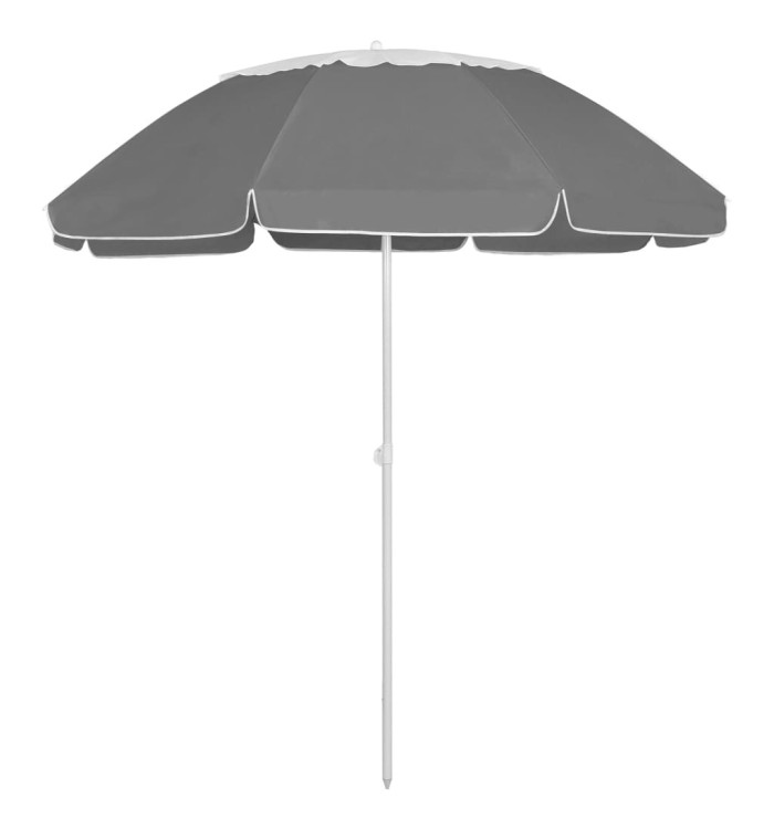 Parasol de plage anthracite 300 cm | Mobilier & Déco