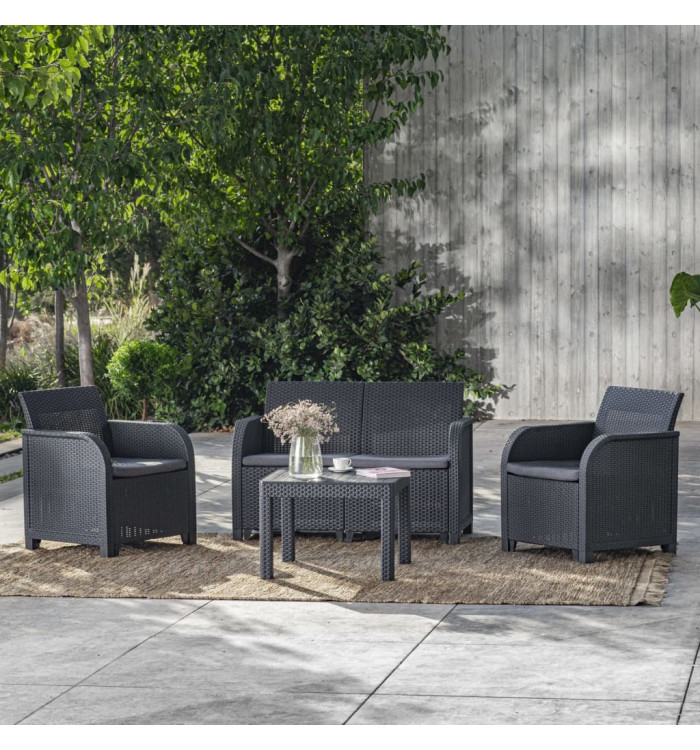 Keter Table de jardin Rosalie Graphite | Mobilier & Déco