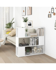 Bibliothèque/Séparateur de pièce Blanc 100x24x94 cm | Mobilier & Déco