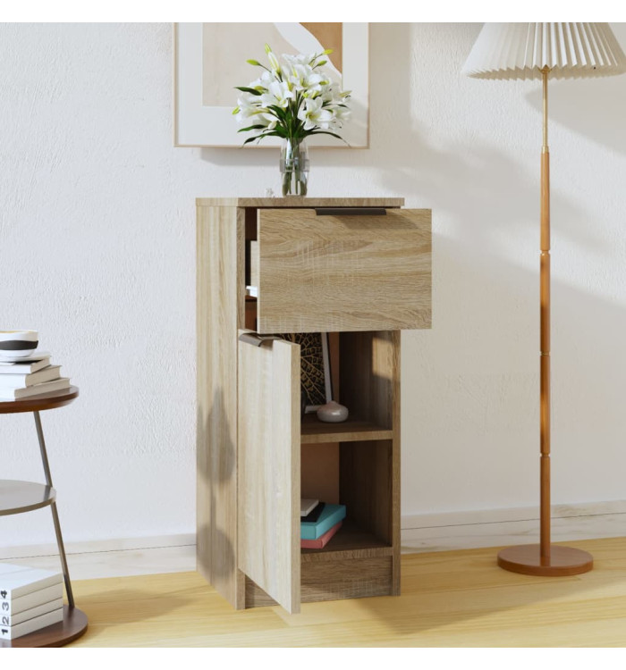 Buffet Chêne sonoma 30x30x70 cm Bois d'ingénierie | Mobilier & Déco