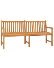Banc de jardin 180 cm bois de teck solide | Mobilier & Déco