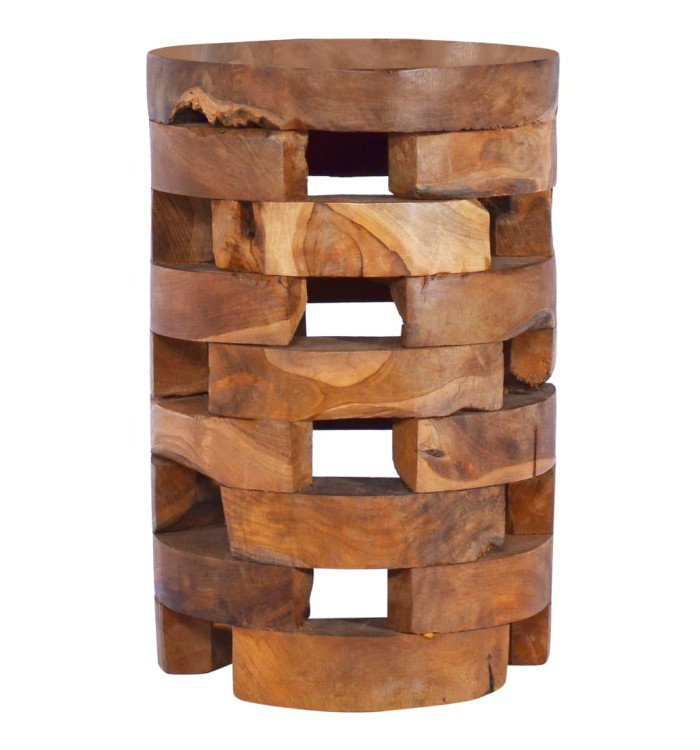 Table de chevet 30x30x45 cm Bois de teck massif | Mobilier & Déco