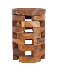 Table de chevet 30x30x45 cm Bois de teck massif | Mobilier & Déco