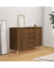 Buffet Chêne marron 101x35x70 cm Bois d'ingénierie | Mobilier & Déco