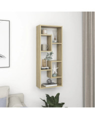 Étagère murale Chêne sonoma 36x16x90 cm Bois d'ingénierie | Mobilier & Déco