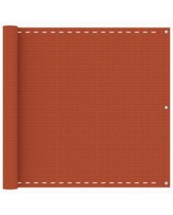 Écran de balcon Orange 90x600 cm PEHD | Mobilier & Déco