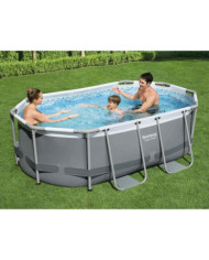 Bestway Piscine hors sol Power Steel Ovale 305x200x84 cm | Mobilier & Déco