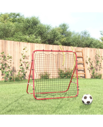 Filet de rebond de football réglable 96x80x96 cm acier et PE | Mobilier & Déco