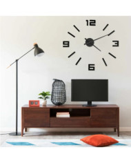 Horloge murale 3D Design moderne Noir 100 cm XXL | Mobilier & Déco