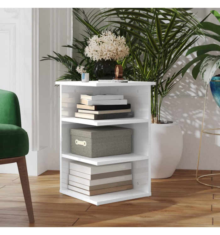 Armoire latérale Blanc brillant 35x35x55 cm Bois d’ingénierie | Mobilier & Déco