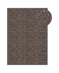 Paillasson touffeté 40x60 cm Marron foncé | Mobilier & Déco