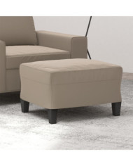 Repose-pied Taupe 60x50x41 cm Tissu microfibre | Mobilier & Déco
