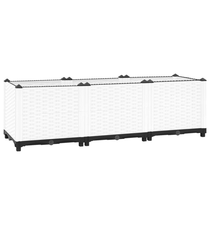 Lit surélevé 120x40x38 cm Polypropylène | Mobilier & Déco