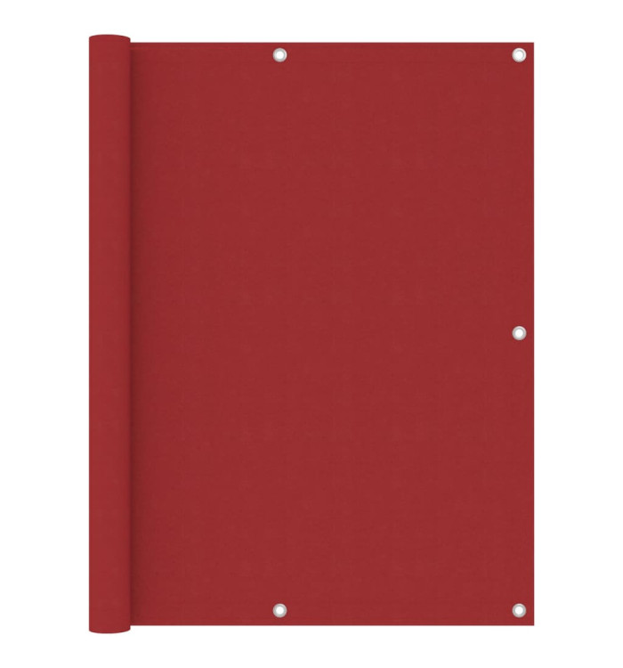 Écran de balcon Rouge 120x300 cm Tissu Oxford | Mobilier & Déco