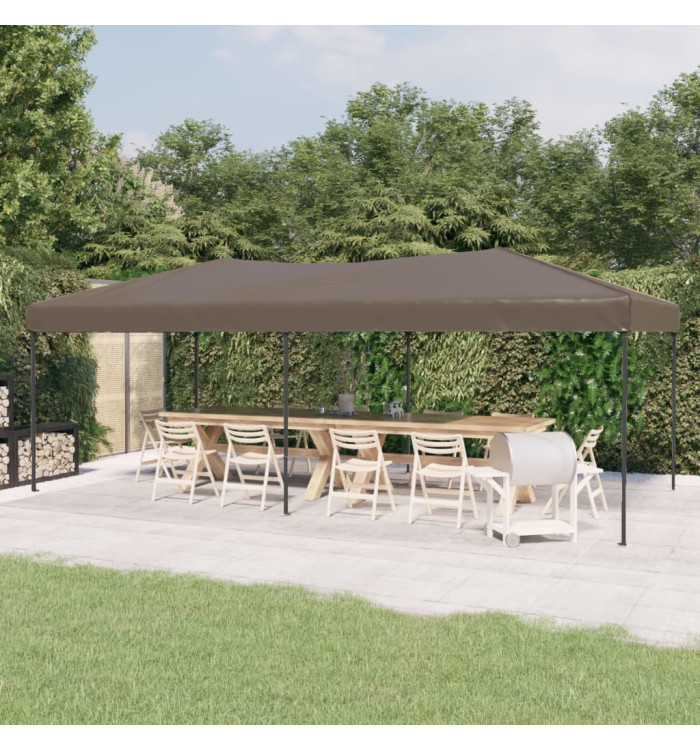 Tente de réception pliable Taupe 3x6 m | Mobilier & Déco
