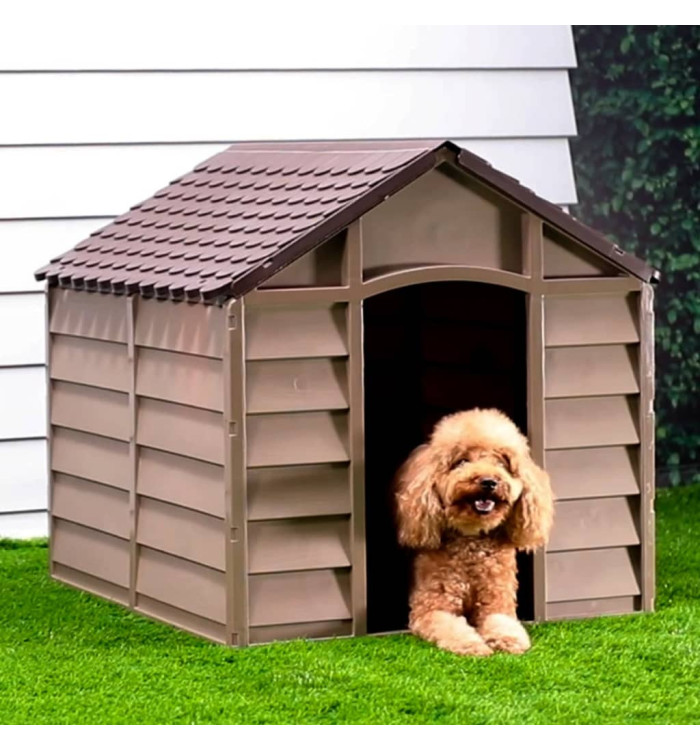 Niche pour chien Marron 86x84x82 cm Polypropylène | Mobilier & Déco