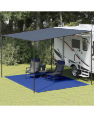 Tapis de tente 300x400 cm Bleu PEHD | Mobilier & Déco