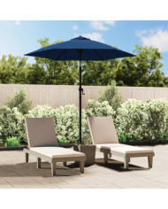 Parasol Bleu 200x224 cm Aluminium | Mobilier & Déco