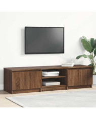 Meuble TV Chêne marron 140x40x35,5 cm Bois d'ingénierie | Mobilier & Déco