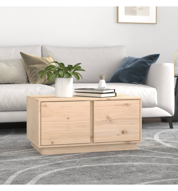 Table basse 80x50x40 cm Bois massif de pin | Mobilier & Déco
