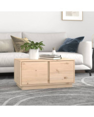 Table basse 80x50x40 cm Bois massif de pin | Mobilier & Déco