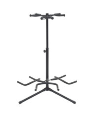 Support de guitare Noir Acier | Mobilier & Déco