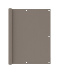 Écran de balcon Taupe 120x600 cm Tissu Oxford | Mobilier & Déco