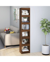 Bibliothèque/Séparateur de pièce Chêne Marron 40x30x198 cm | Mobilier & Déco