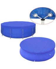 Couverture de piscine PE Ronde 460 cm 90 g/m² | Mobilier & Déco