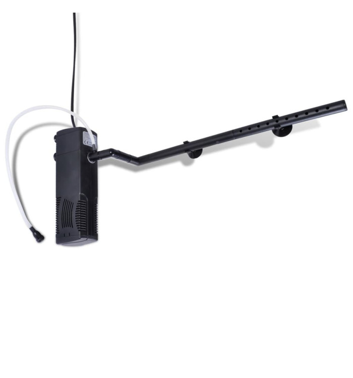 Pompe de filtration d'aquarium avec charbon actif 800 L/h | Mobilier & Déco