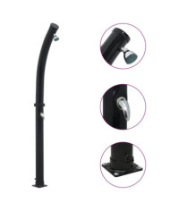 Douche solaire Noir 214 cm 20 L | Mobilier & Déco