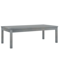 Table basse 100x50x33 cm Gris Bois d'acacia solide | Mobilier & Déco