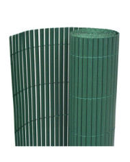 Clôture de jardin Double face PVC 90 x 300 cm Vert | Mobilier & Déco