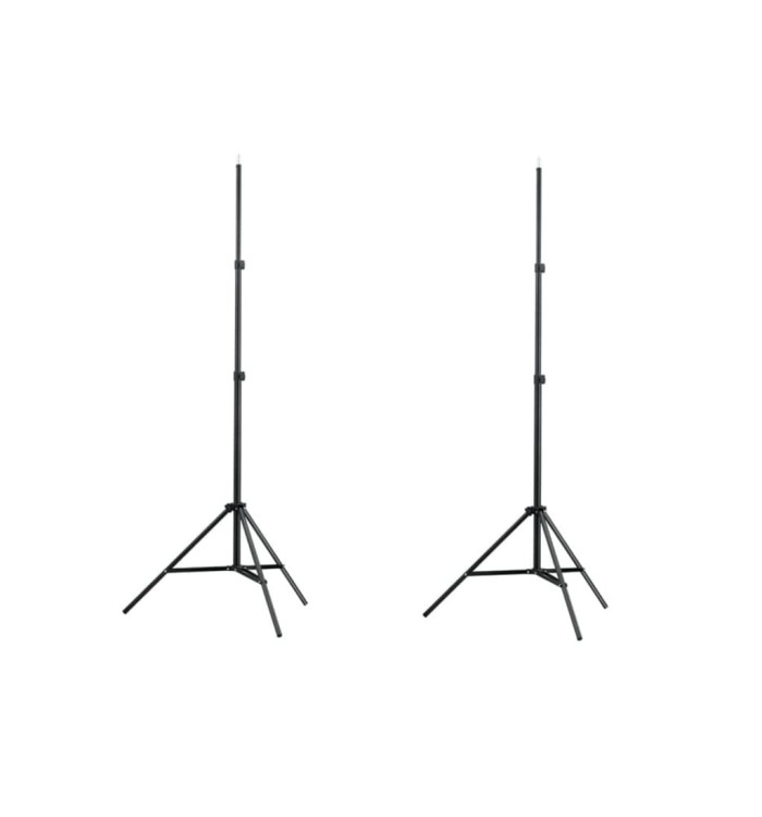 Supports de lumière 2 pcs Hauteur 78-210 cm | Mobilier & Déco