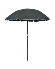 Parasol de jardin avec mât en acier 180 cm anthracite | Mobilier & Déco