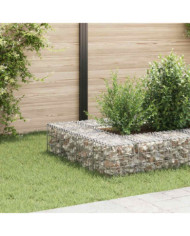 Lit surélevé cube à gabion Fil d'acier 30x30x30 cm | Mobilier & Déco
