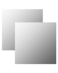 Miroirs muraux 2 pcs 50x50 cm Carré Verre | Mobilier & Déco