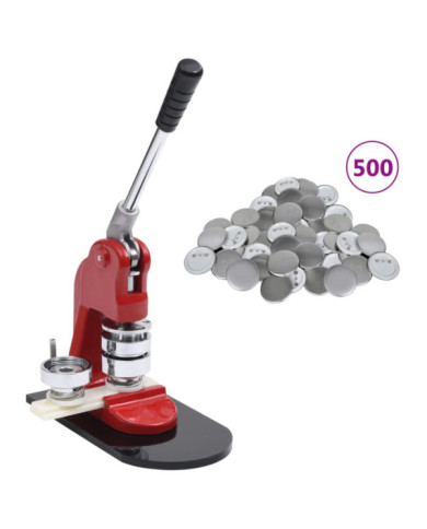 Machine à badges avec 500 pièces de bouton à épingle 25 mm | Mobilier & Déco