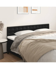 Têtes de lit 2 pcs Noir 80x5x78/88 cm Similicuir | Mobilier & Déco