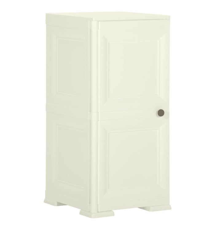 Armoire plastique 40x43x85,5 cm design bois glace à la vanille | Mobilier & Déco