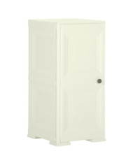 Armoire plastique 40x43x85,5 cm design bois glace à la vanille | Mobilier & Déco