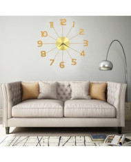 Horloge murale Métal 50 cm Doré | Mobilier & Déco