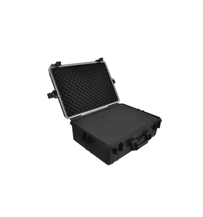 Mallette de transport robuste Noir avec mousse 35 Litres | Mobilier & Déco