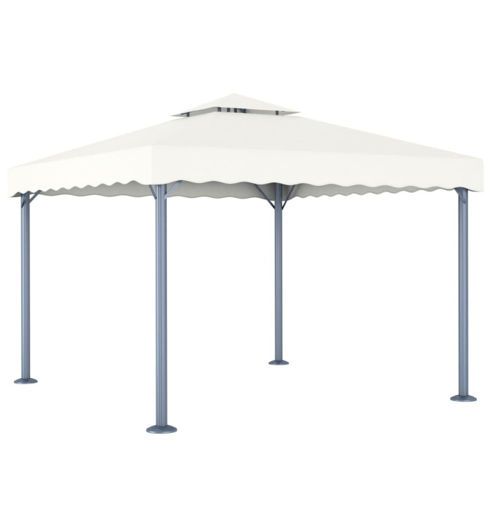 Tonnelle 300x300 cm Crème Aluminium | Mobilier & Déco